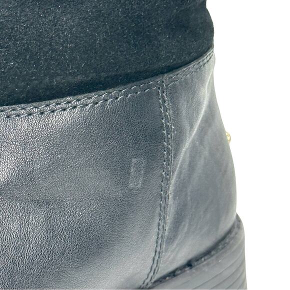 Coach Bailey Safari Boot - Leather & Shearling SUEDED Long Boot - Picture 7 of 14